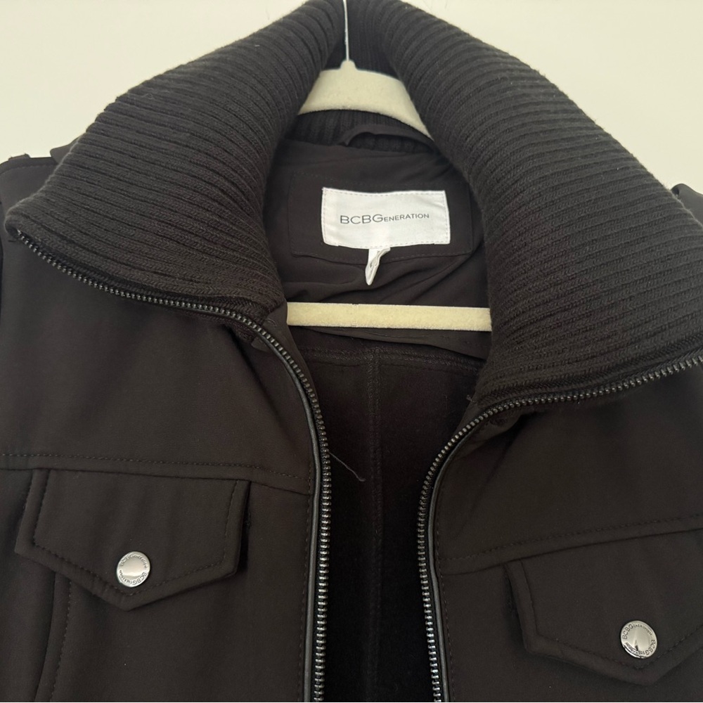 Bcbgeneration Black Mid-Length Jacket Us Women’s … - image 2